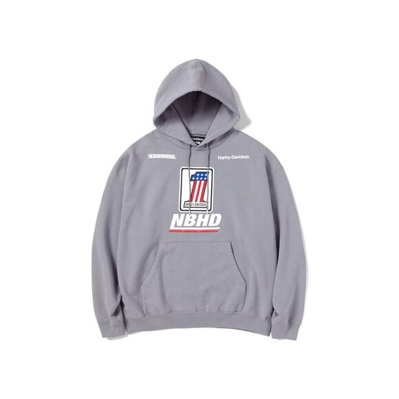 トップス Harley-Davidson neighborhood Neighborhood x Harley Davidson Pullover Hoodie Black Men's